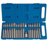 TORX, JEU D'EMBOUTS HEXAGONAUX SPLINE, 3/8, 1/2" 40PC; 33323 (OUTILS DE DRAPE...