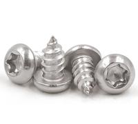 Torx Lot de 100 vis à tôle M2,6 x 6 mm, en acier inoxydable 304, vis à bois autoforeuses