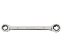 TORX polygonale a cliquet CHROME plus -E10-E12