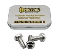 Torx Tête Bombée M4 x 10mm : Boîte 30 Pcs Visserie Inox pour Écrou Rondelle | Vis Cylindrique Six Lobes Acier A2 | Métal Anti-Rouille - ISO 14583 | Boîte Rangement PROTORX