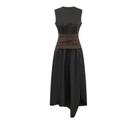 Tory Burch - Asymmetric Dress - Femme - Robes - Noir - Taille: 38 FR