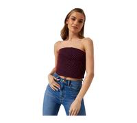 Tory Burch - Boned Strapless Bodice - Femme - Tops - Brun - Taille: 38 FR