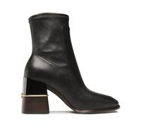Tory Burch - Bottines Stretch Multi Logo - Femme - Chaussures - Noir - Taille: 38 1/2 EU