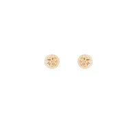 Tory Burch - Boucles d`oreilles clous Iconic Miller Pavé - Femme - Accessoires - Jaune - Taille: ONE Size