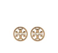 Tory Burch - Boucles d`oreilles Monogramme Papillon Finition Dorée - Femme - Accessoires - Jaune - Taille: ONE Size