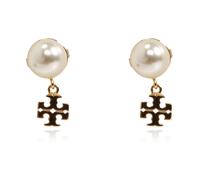 Tory Burch - Boucles d'oreilles Moondance - Femme - Accessoires - Jaune - Taille: ONE Size