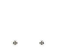 Tory Burch - Boucles d'oreilles Kira en métal orné - Femme - Accessoires - Gris - Taille: ONE Size