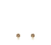 Tory Burch - Boucles d'oreilles Logo et Perle Moondance - Femme - Accessoires - Multicolore - Taille: ONE Size