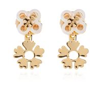 Tory Burch - Boucles d'oreilles nacrées - Femme - Accessoires - Jaune - Taille: ONE Size