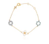 Tory Burch - Bracelet ForgetMe - Femme - Accessoires - Jaune - Taille: ONE Size