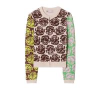 Tory Burch - Cardigan With Buttons - Femme - Pulls - Beige - Taille: 36 FR