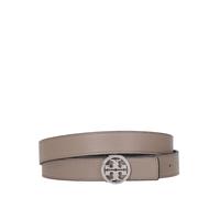 Tory Burch - Ceinture à boucle Double-T - Femme - Accessoires - Gris - Taille: L