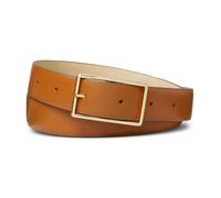 Tory Burch - Ceinture à logo plaqué - Femme - Accessoires - Brun - Taille: L