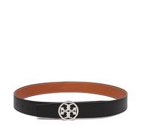 Tory Burch - Ceinture Miller Noire et Marron - Femme - Accessoires - Noir - Taille: S