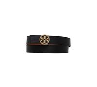 Tory Burch - Miller Reversible Belt - Femme - Accessoires - Noir - Taille: XS