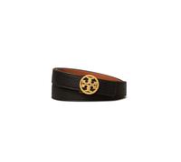 TORY BURCH Ceinture réversible en cuir MILLER noir | XS