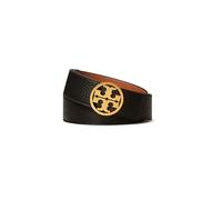 TORY BURCH Ceinture réversible en cuir MILLER noir | XS