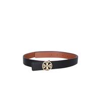 Tory Burch - Ceinture Réversible Miller - Femme - Accessoires - Noir - Taille: L