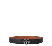 Tory Burch - Ceinture Réversible Miller - Femme - Accessoires - Noir - Taille: L