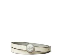 Tory Burch - Romy Reversible Belt - Femme - Accessoires - Blanc - Taille: 40 FR