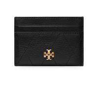 Tory Burch - Charlie Quilted Card Case - Femme - Accessoires - Noir - Taille: ONE Size
