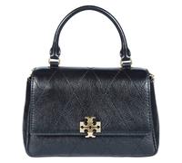Tory Burch - Charlie Quilted Top Handle Chain Wallet - Femme - Sacs - Noir - Taille: ONE Size