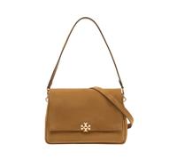 Tory Burch - Charlie Shoulder Bag - Femme - Sacs - Brun - Taille: ONE Size