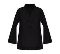 Tory Burch - Chemise à Col Droit - Femme - Blouses et Chemises - Noir - Taille: 44 FR