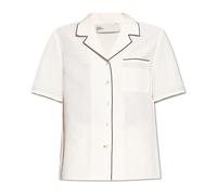 Tory Burch - Chemise à manches courtes - Femme - Blouses et Chemises - Beige - Taille: 38 FR