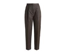 Tory Burch - Chinos Élégants - Femme - Pantalons - Brun - Taille: 36 FR