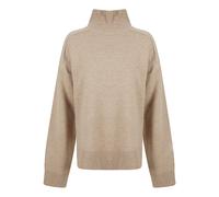 Tory Burch - Col roulés - Femme - Pulls - Beige - Taille: 38 FR