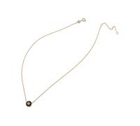 Tory Burch - Collier pendentif émaillé Kira - Femme - Accessoires - Jaune - Taille: ONE Size