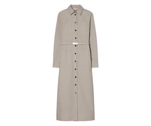 Tory Burch - Cotton Camp Dress - Femme - Robes - Gris - Taille: 36 FR
