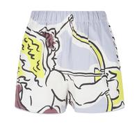 Tory Burch - Cotton Camp Short - Femme - Shorts - Multicolore - Taille: 40 FR