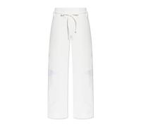 Tory Burch - Cotton Pant - Femme - Pantalons - Blanc - Taille: 40 FR