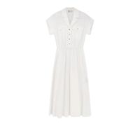 Tory Burch - Cotton Poplin Shirtdress - Femme - Robes - Blanc - Taille: 36 FR