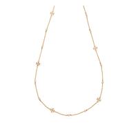 Tory Burch - Delicate Kira Pearl Necklace - Femme - Accessoires - Jaune - Taille: ONE Size