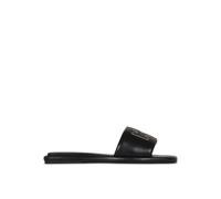 Tory Burch - Double T Sport Slide - Femme - Chaussures - Noir - Taille: 38 EU