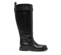 Tory Burch - Double T Utility Bottes - Femme - Chaussures - Noir - Taille: 36 1/2 EU