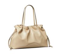 Tory Burch - Drawstring Top-Handle Tote - Femme - Sacs - Beige - Taille: ONE Size