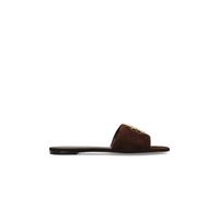 Tory Burch - Eleanor Slide - Femme - Chaussures - Brun - Taille: 37 1/2 EU