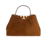 Tory Burch - Eleanor Suede Satchel - Femme - Sacs - Brun - Taille: ONE Size