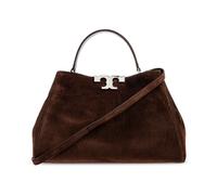 Tory Burch - Eleanor Suede Satchel - Femme - Sacs - Brun - Taille: ONE Size
