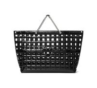 Tory Burch - Ella Croc Embossed Market Tote - Femme - Sacs - Noir - Taille: ONE Size