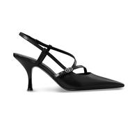 Tory Burch - Escarpin à boucle Double T 75mm - Femme - Chaussures - Noir - Taille: 40 EU