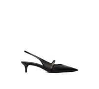 Tory Burch - Escarpin à boucle Double T - Femme - Chaussures - Noir - Taille: 39 1/2 EU