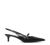 Tory Burch - Escarpin à bride arrière pointu - Femme - Chaussures - Noir - Taille: 39 1/2 EU