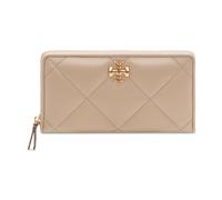 Tory Burch, Femme, Accessoires, Beige, Taille: ONE Size Kira Diamond Quilt Zip Continental Wallet