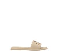 Tory Burch, Femme, Chaussures, Beige, Taille: 36 1/2 EU Tongs et curseurs