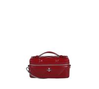 Tory Burch - Kira Diamond Quilt East West Vanity Case - Femme - Sacs - Rouge - Taille: ONE Size